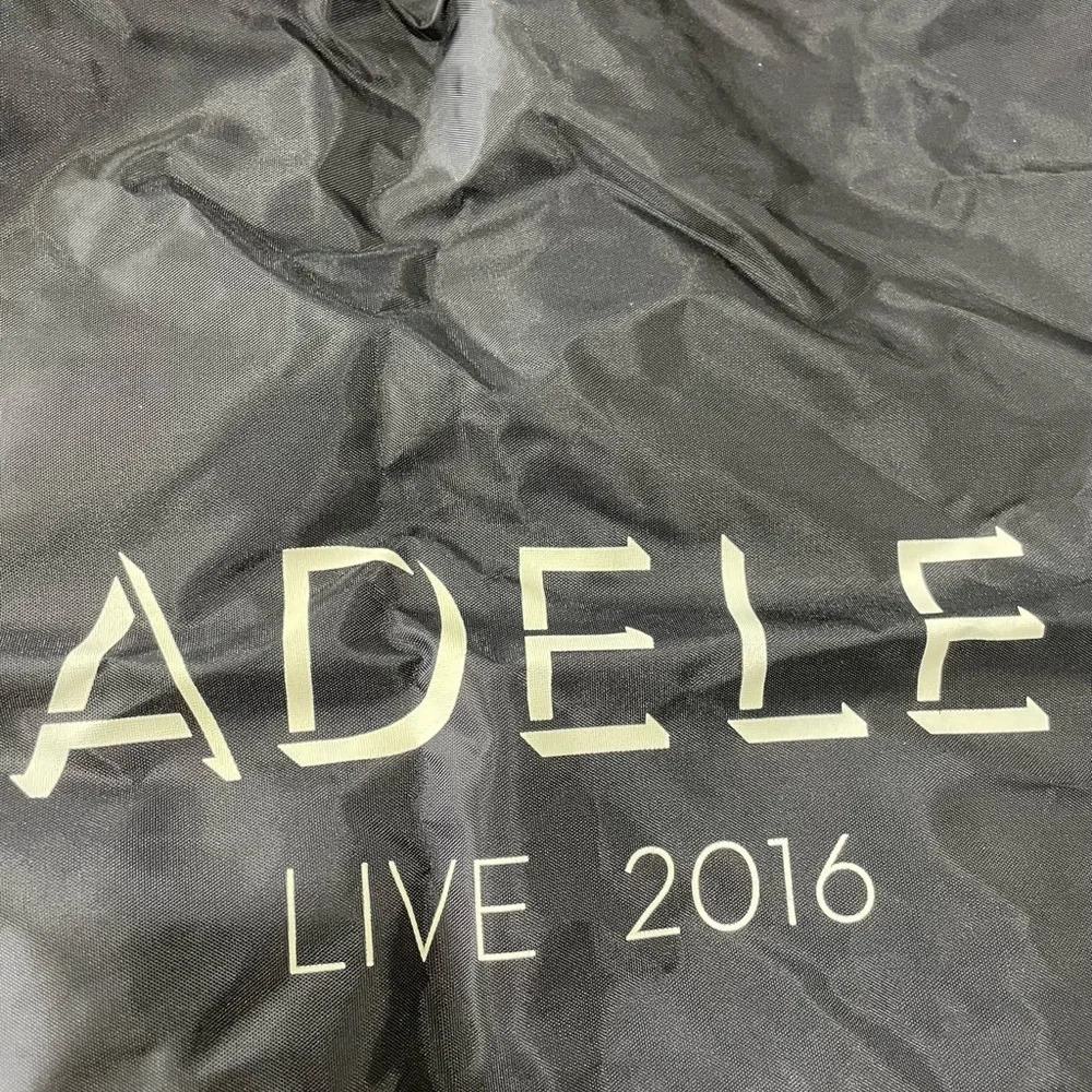 Adele Live 2016 Drawstring Bag Black From Concert… - image 2
